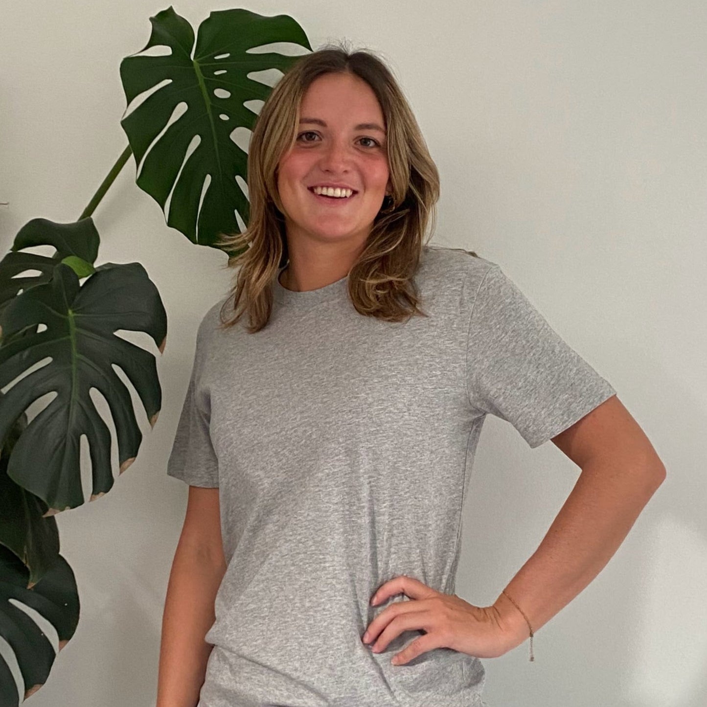 T-shirt met kleine lijntekening