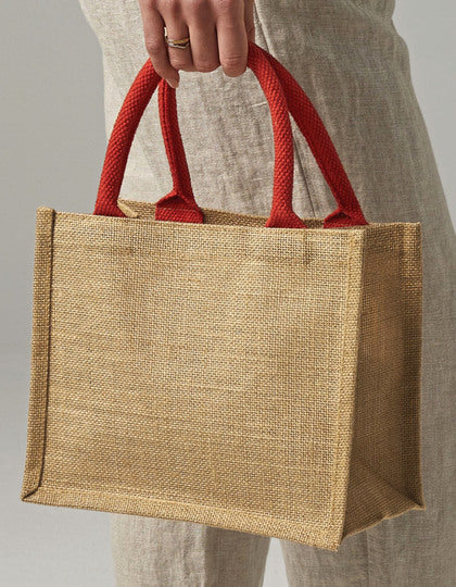Mini gift bag jute