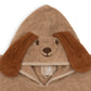 Badponcho hond/kat