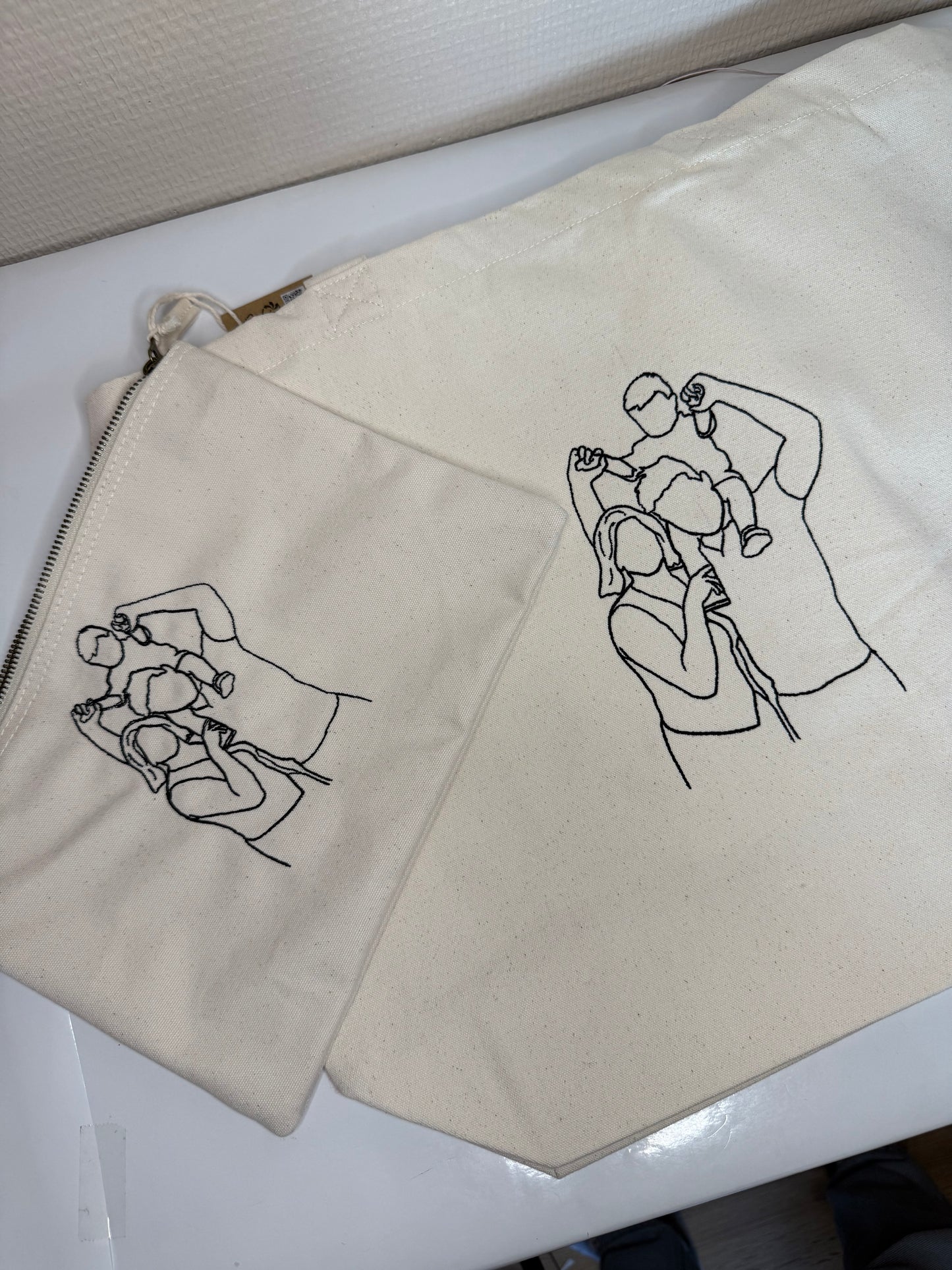 Etui van katoencanvas