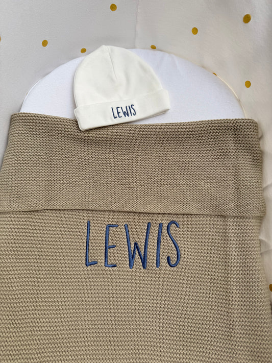 Deken Basic Knit (wieg of ledikant)