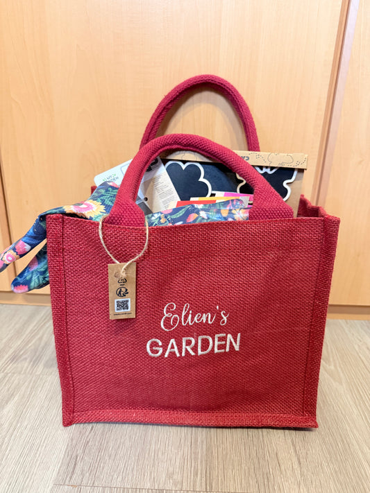 Mini gift bag jute