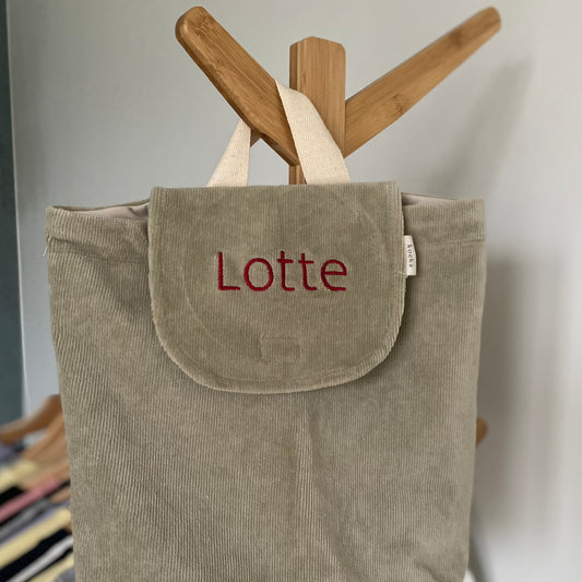 Koeka rugzakje met naam