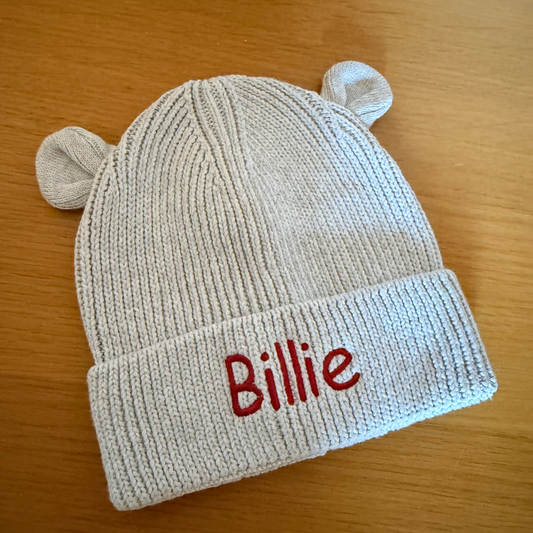 Kindermuts met berenoortjes